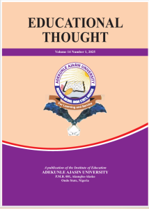 Educational Thought, Volume 14 Number1, 2025